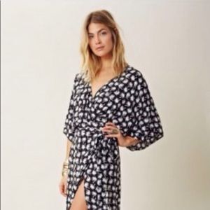 **REDUCED!!!** Cleo retro palm wrap dress
